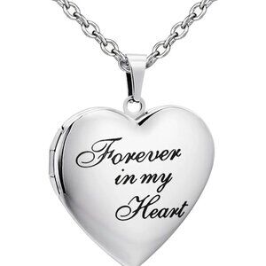 Locket Necklace for Women Black/Gold/Silver Locket Necklace for Girls Oval/Round